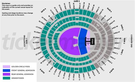 PINK Seating Map - Marvel Stadium | Austadiums