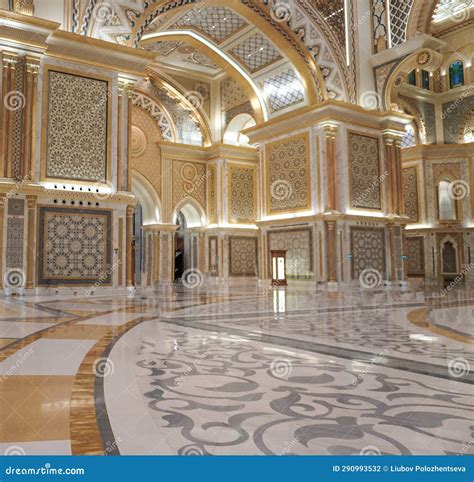 Abu Dhabi, UAE - March,16,2023: Abu Dhabi Royal Palace Inside and ...