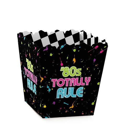 Our 80's Retro candy boxes are a DIY party planner's dream: impressively designed, colorfully ...