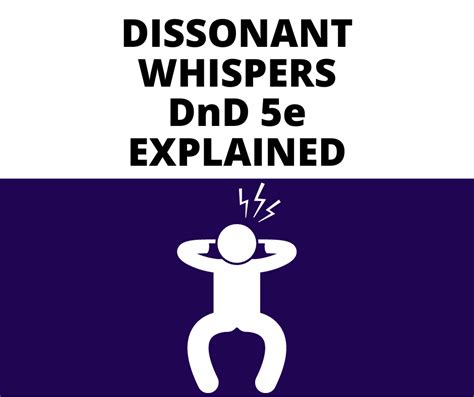 Dissonant Whispers DnD 5e Explained - The GM Says