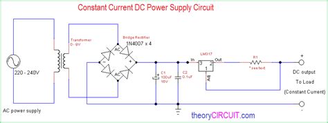 constant current dc power supply circuit - theoryCIRCUIT - Do It Yourself Electronics Projects