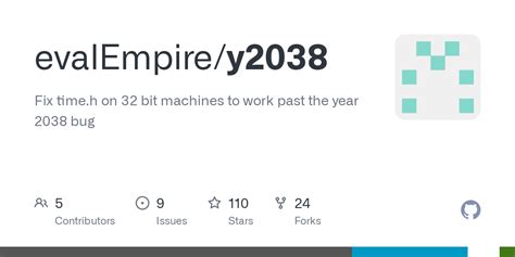 GitHub - evalEmpire/y2038: Fix time.h on 32 bit machines to work past the year 2038 bug