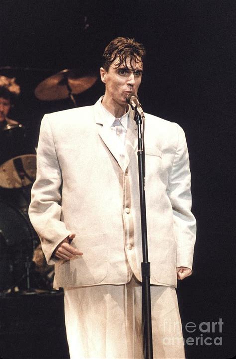 Talking Heads - David Byrne Photograph by Concert Photos