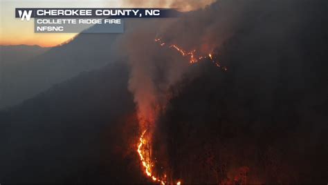 Collett Fire in North Carolina Grows to 2k+ Acres - WeatherNation