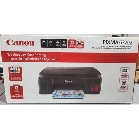 Canon G3202 PIXMA Wireless MegaTank All-In-One Printer with Copier and Scanner | 2nd City ...