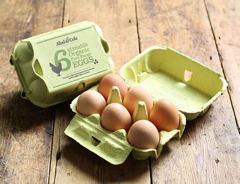 Eggs, Organic Free Range (6 very large) | Abel & Cole