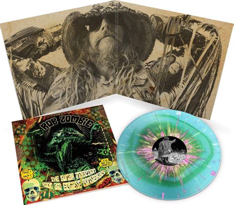 Rob Zombie The Lunar Injection Kool Aid Eclipse Green Blue Pink White Vinyl LP