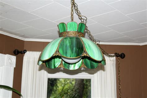 Stained Glass Hanging Lamp - Blue Dragonfly Tiffany Style Stained Glass Hanging Lamp | Bodewasude