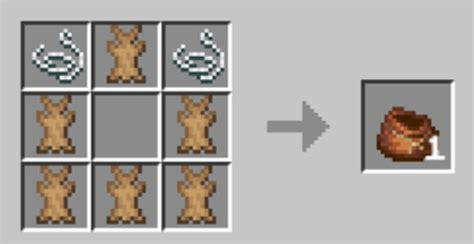 Craftable Bundle with Rabbit Hide Minecraft Data Pack