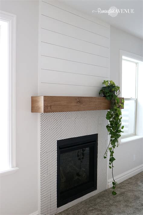 Diy Wood Beam Fireplace Mantel - The Best Picture Of Beam