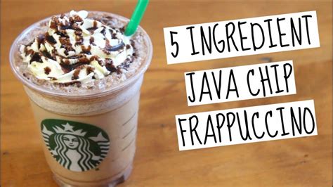 Starbucks Java Chip Frappuccino | SweetTreats - YouTube