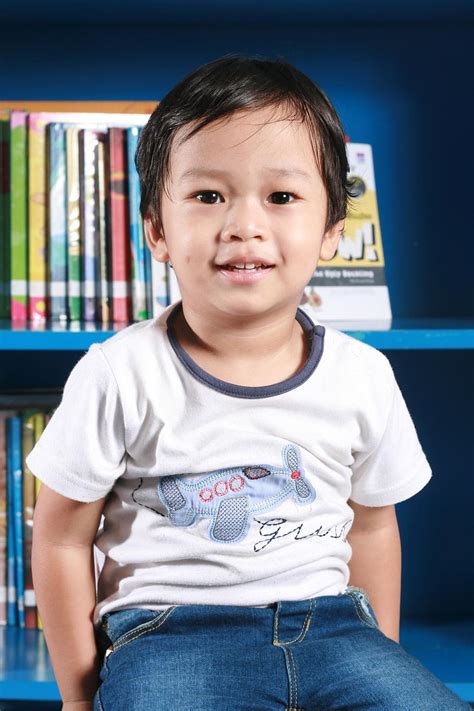 boy, white, shirt, blue, pants, sitting, shelf, Son, Kid, Child | Pxfuel