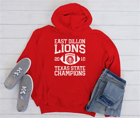 East Dillon Lions Texas State Football Champions Hoodie