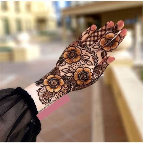 Flower Mehndi Designs For Back Hands | Best Flower Site