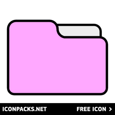 Free Pink Folder SVG, PNG Icon, Symbol. Download Image.