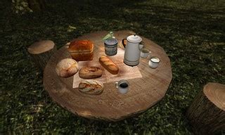 mmmm pixel food on a stump table wood | Taken at , Hakoniwa … | Flickr