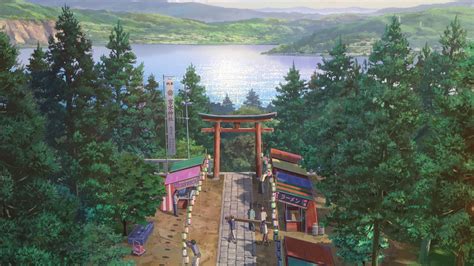 Mountain, Festival, Lake, Anime, Your Name., 1080P, Kimi No Na Wa ...