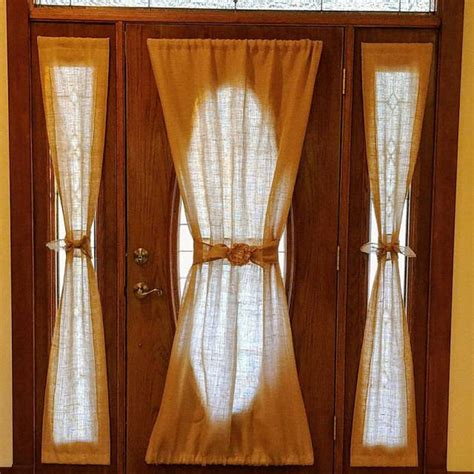 DOOR SASH RODS Set of 2 Curtain Rods for Sidelight Windows - Etsy