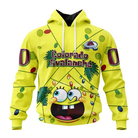 Colorado Avalanche | Specialized Jersey With SpongeBob V0122 – Valouisa Shop