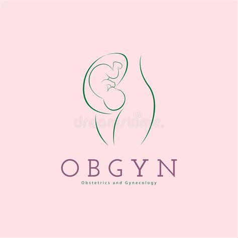 OBGYN Obstetrics and Gynecology Clinic Mom and Baby Pregnancy Logo ...