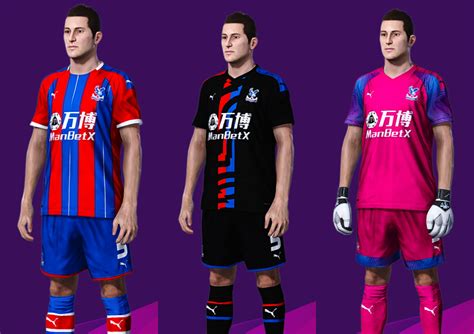 Crystal Palace 2019-20 Home, Away and Goalkeeper kits