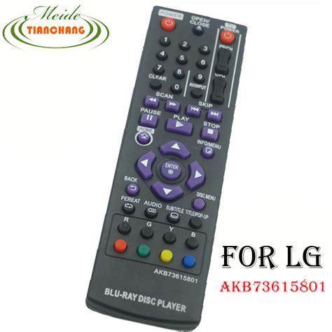 Remote Control For LG Blu ray Disc Player Remote Control AKB73615801 BP320 BP200 BP325W-in ...