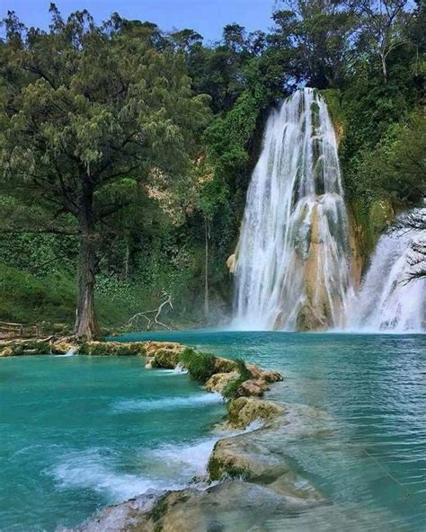 Cascada de Minas Viejas, municipio El Naranjo, San Luis Potosi, México ...