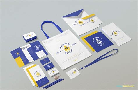 Full Business Stationery Mockup Free Download | Resource Boy