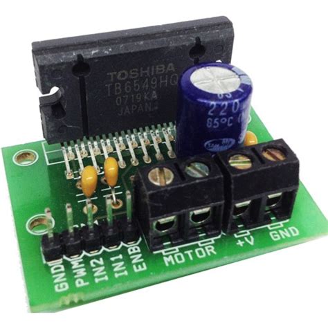 4.5A H-Bridge DC Motor Driver Module Using TB6549HQ - Electronics-Lab.com