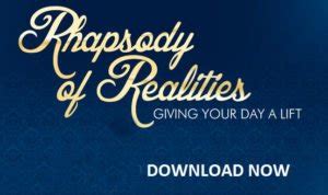 Download Rhapsody of Realities PDF October 2024 Devotional