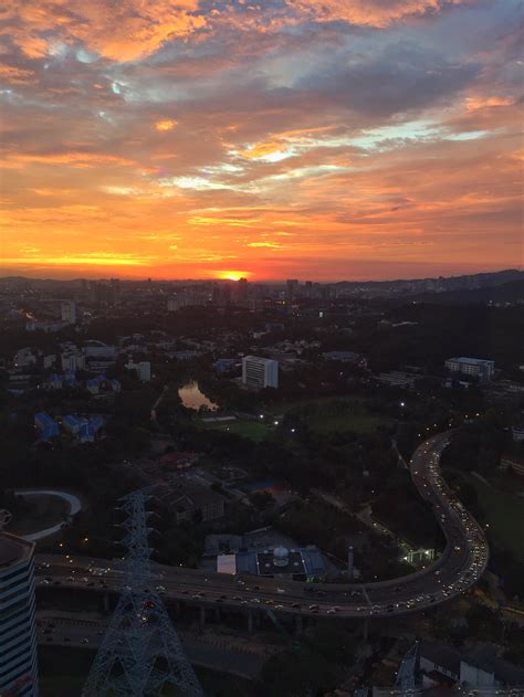 Free stock photo of evening sky, menara tm, sunset