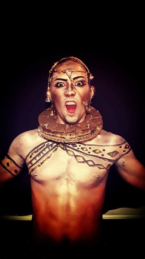 Makeup Xerxes 300 / Maquiagem Artística ️ | Statue, Makeup artist ...