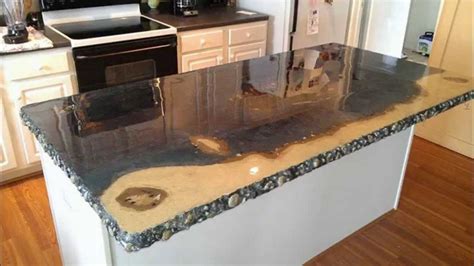 Kitchen concrete countertop ideas 8 | Concrete kitchen, Diy concrete ...