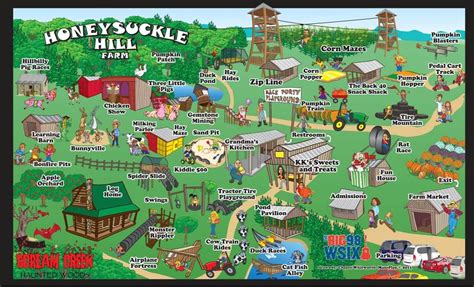 Farm Map | Honeysuckle Hill Farm | Farm layout, Farm, Farm tour