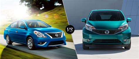 2016 Nissan Versa vs 2016 Nissan Versa Note Hatchback