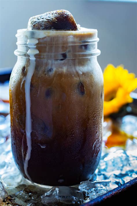 Perfect Coconut Iced Coffee + Coffee Iced Cubes - Cooking Maniac