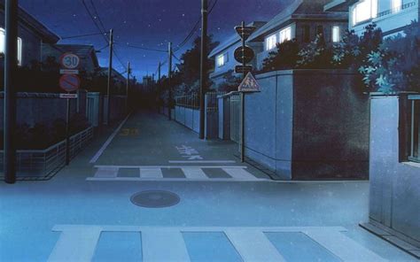 Anime City Street, Anime Night Street Fond d'écran HD | Pxfuel