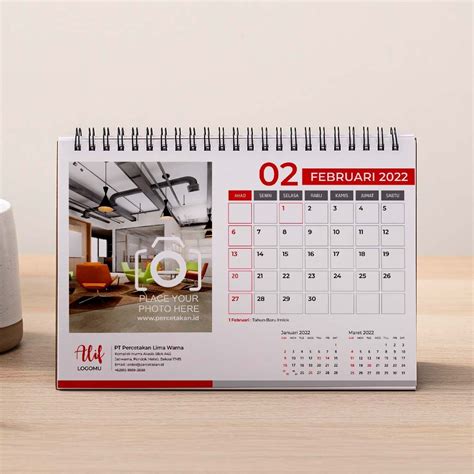 9 Template Desain Kalender Meja 2023 Lima Warna Offset Printing | Images and Photos finder