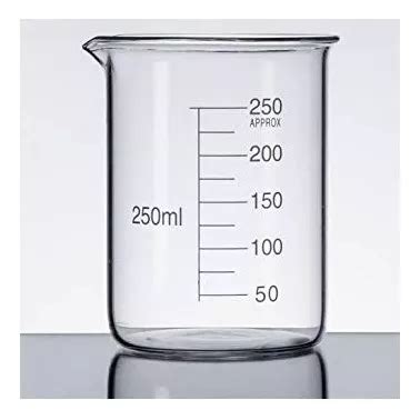 Vaso Precipitado 250 Ml Borosilicato Marca Glassco