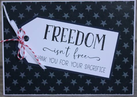 Military Card, Military Thank You Card, Thank You for Your Sacrifice ...