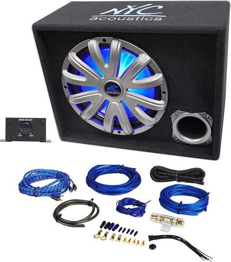 Amazon.com: NYC ACOUSTiCS NSE12L 12" 1200w Powered Car Subwoofer/Sub ...