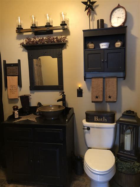 Primitive Country Bathroom Cabinets – Rispa