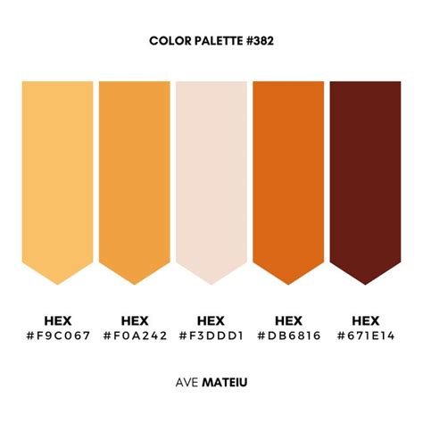 Vivid autumn colors created by nature on maple leaves Color Palette #382 – Ave Mateiu - Fall ...