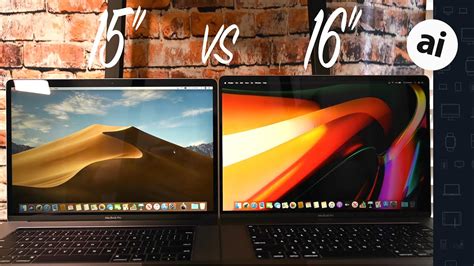 16-inch MacBook Pro vs 15-inch MacBook Pro Comparison - YouTube