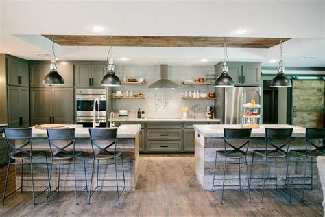 awesome two islands in kitchen gl kitchen design | Fixer upper kitchen, Rustic kitchen, Kitchen ...