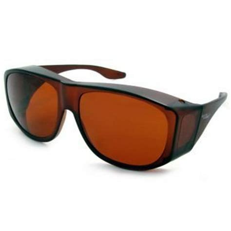 Solar Shield Fits-Over SS Polycarbonate II Amber Sunglasses, 50-15-125mm by Solar Shield Fits ...