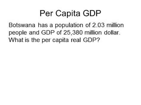 Per Capita GDP - YouTube