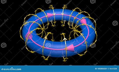 Solenoid. Helical Coil With Current. Electromagnet Vector Illustration | CartoonDealer.com ...