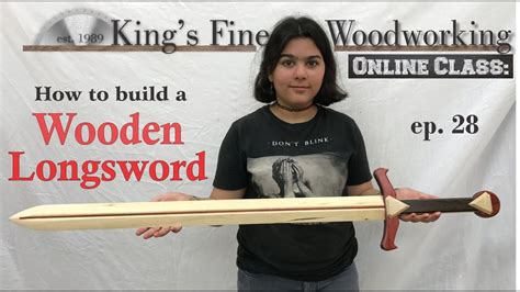 Wooden Sword Design Plans