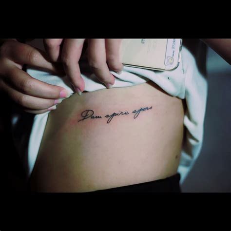 Dum spiro spero tattoo | Dum spiro spero tattoo, Tattoos, Tattoo quotes